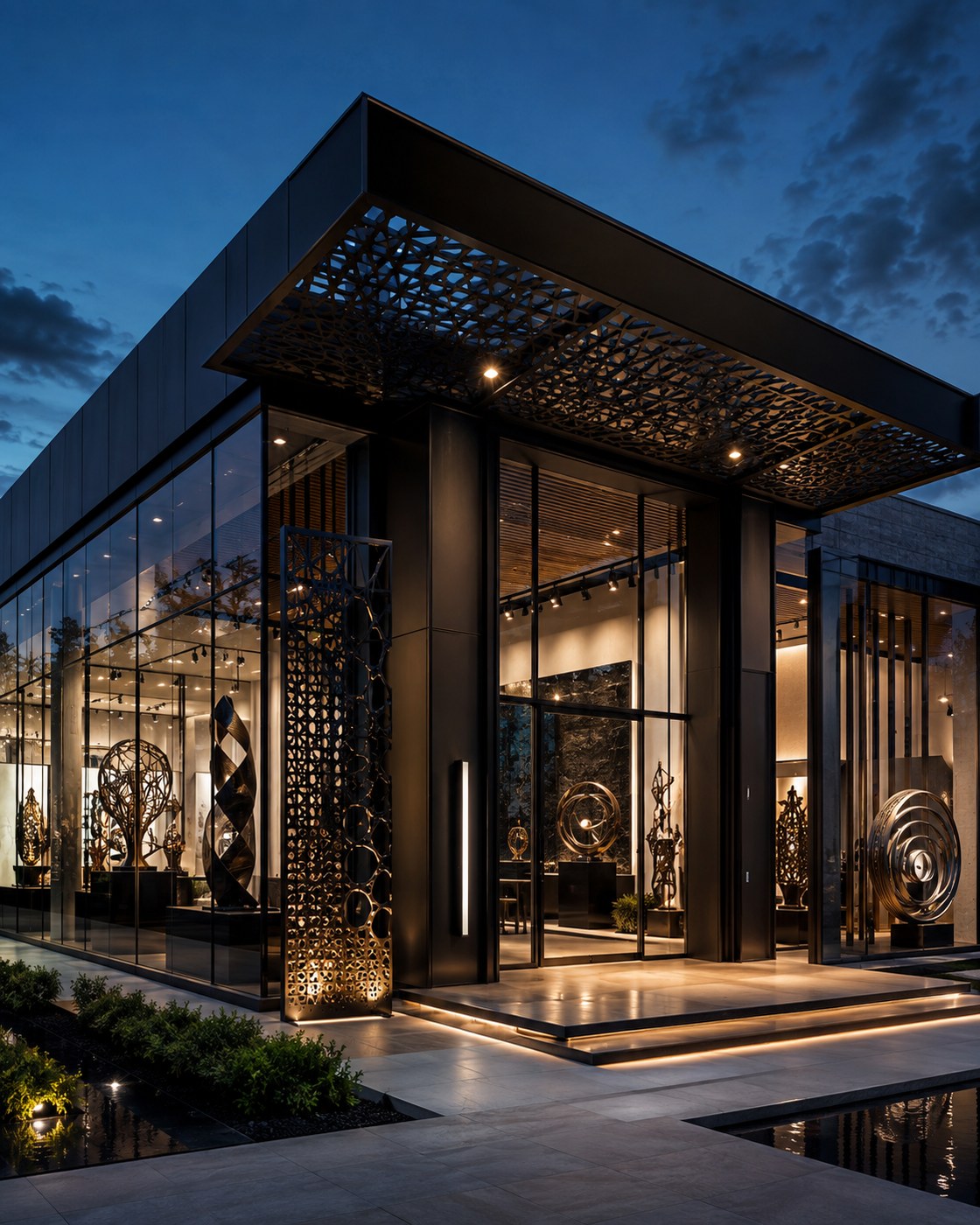Architectural steel commercial work